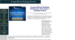 Desktop Screenshot of energyefficientbuild.com